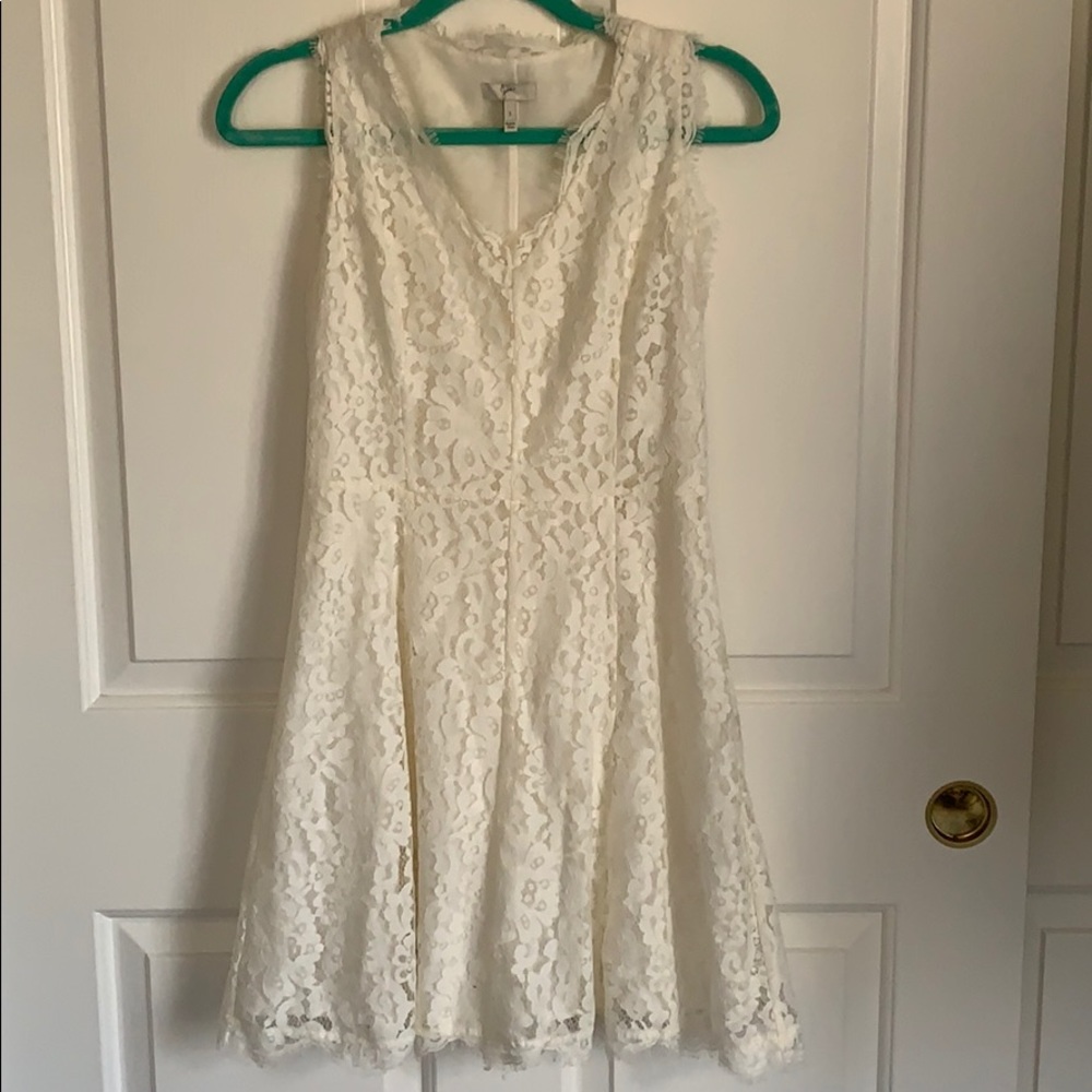 Joie White Lace Dress- Perfect Condition!!